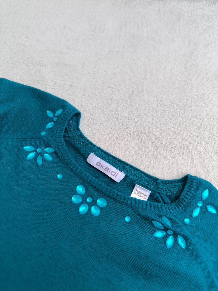 Robe pull fille Okaïdi 8 ans - photo numéro 4