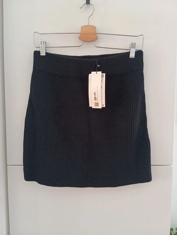 Mini jupe maille noire Zara taille M neuve