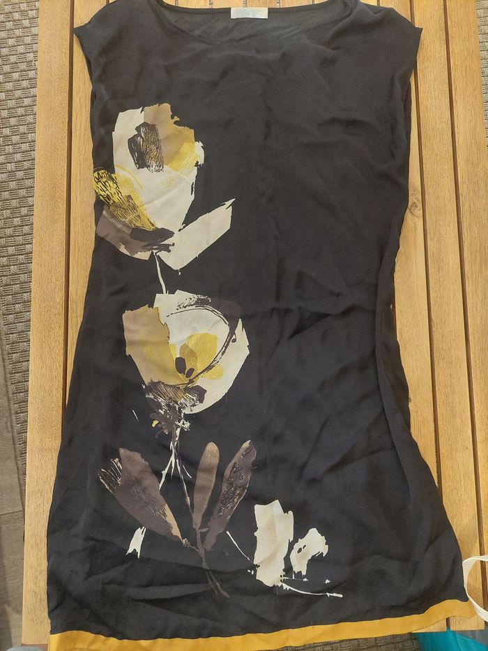 Robe effet soie 36