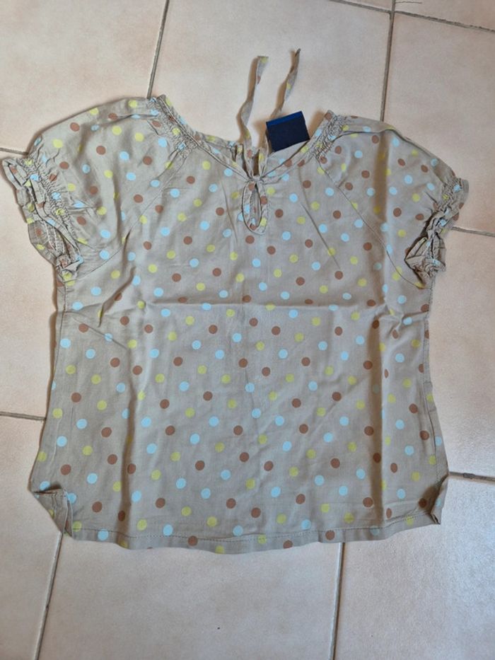 Lot 5 t-shirt manche courte fille 24 mois - photo numéro 4