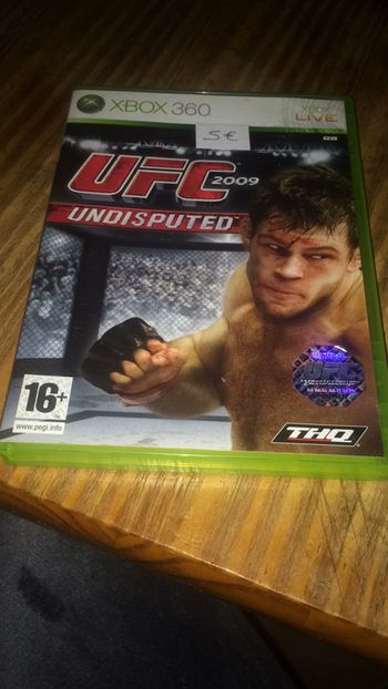 Jeu Xbox 360 ufc 2009 unfisputed