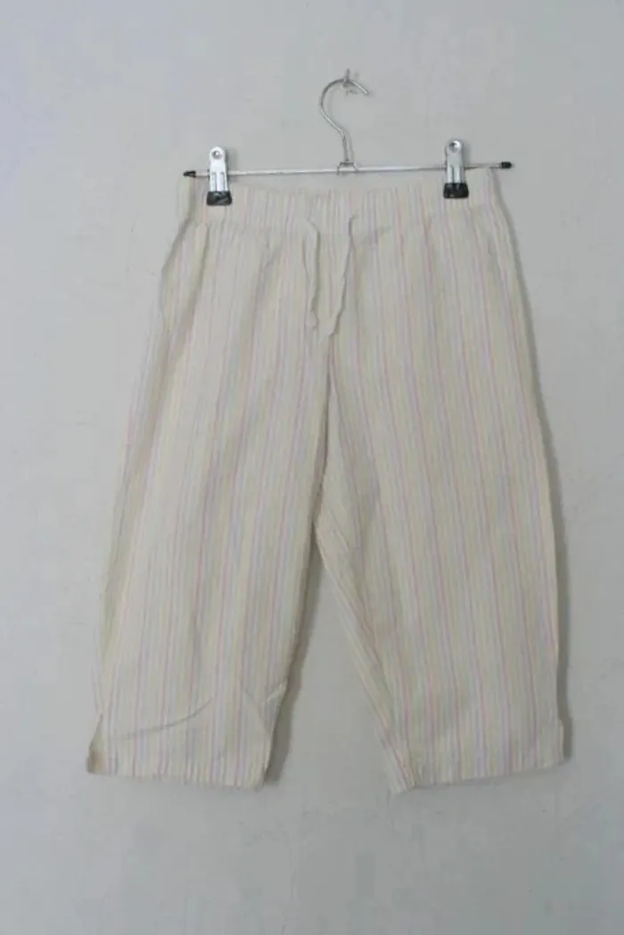 Bas de pyjama court léger rayé In Extenso 10 ans