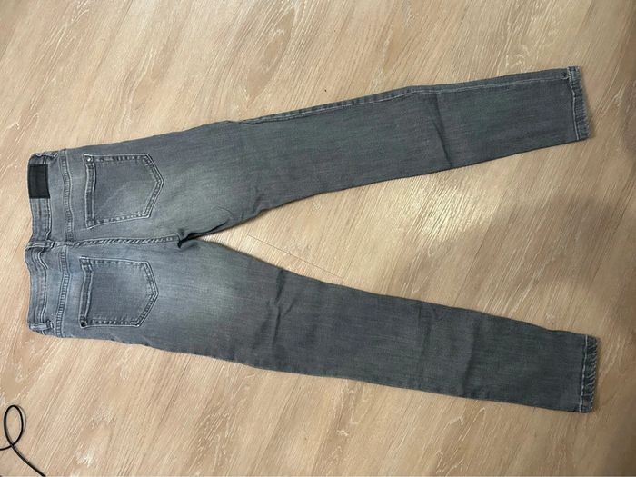 Jean skinny gris taille haute - photo numéro 5