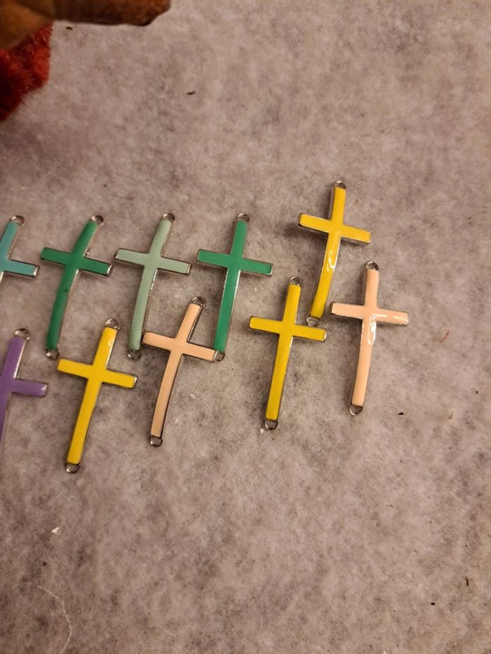 Lot de croix multicolore - photo numéro 3