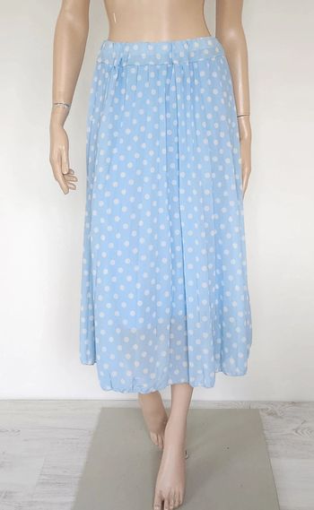 Jupe plissée à pois T.38