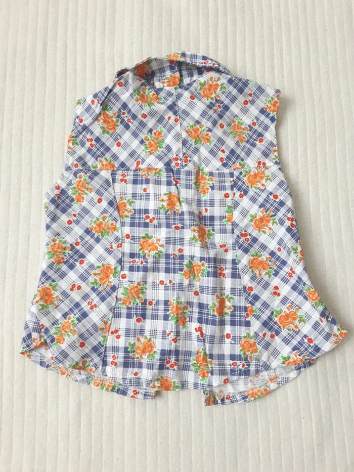 Chemise sans manches vintage 18 mois - photo numéro 3