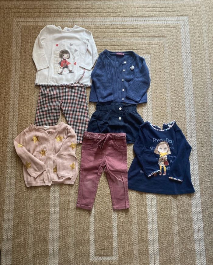 Lot 12 mois fille automne