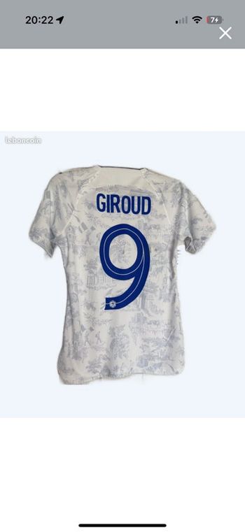 Maillot équipe de France Giroud