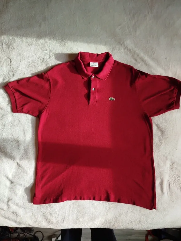 Polo Lacoste grenat - photo numéro 7