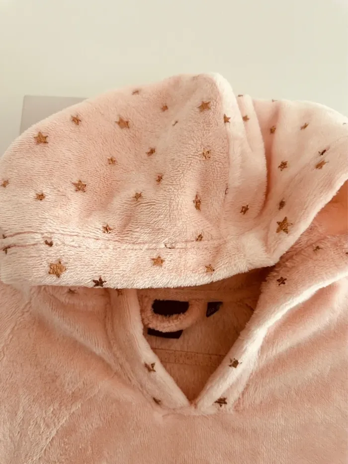 Cape poncho polaire étoiles - photo numéro 4