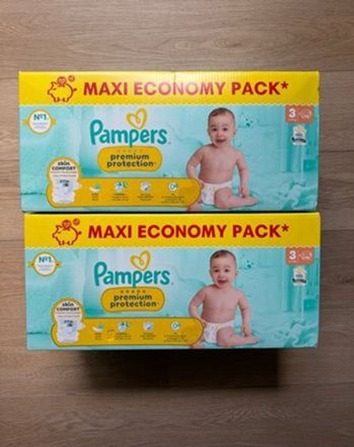 224 couches Pampers premium taille 3
