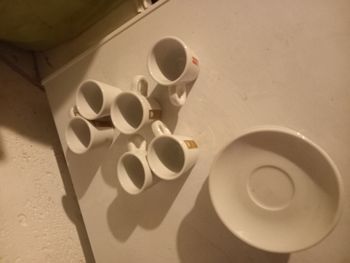 Lot de 6 tasses + sous coupes Malongo