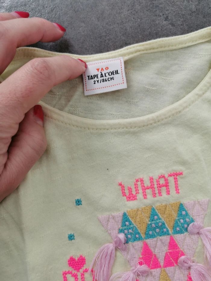 Tee-shirt 2 ans tape à l'œil - photo numéro 2