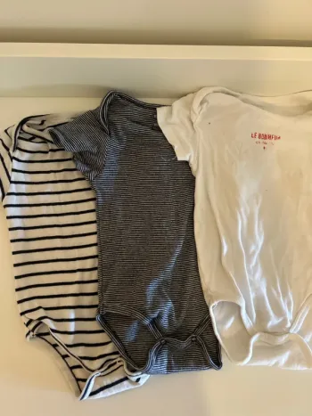 Lot de 3 bodies manche courte