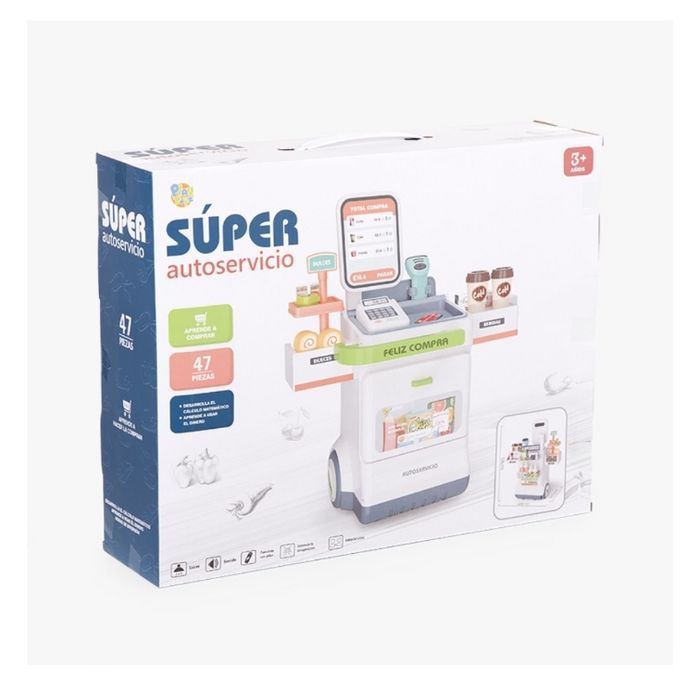 Dînette  électronique 47 pièces - caisse electronique - photo numéro 2