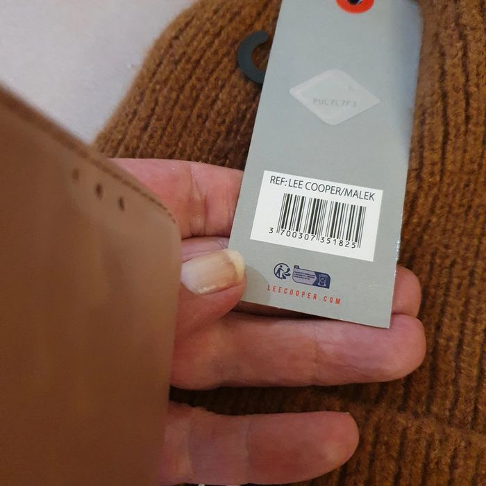 Bonnet adulte couleur Moka taille unique Lee Cooper - photo numéro 4