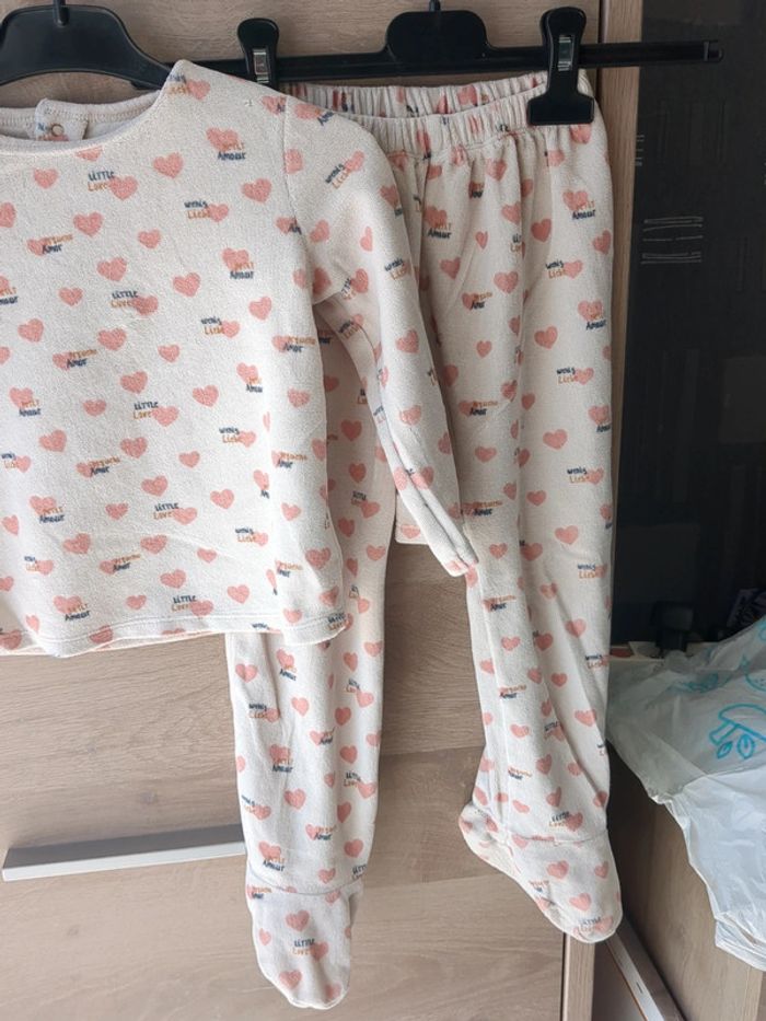 Pyjama la redoute 2 pièces avec pieds 3 ans - photo numéro 3