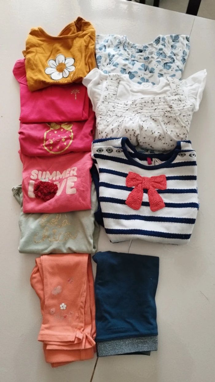 Lot bébé fille été 9 mois