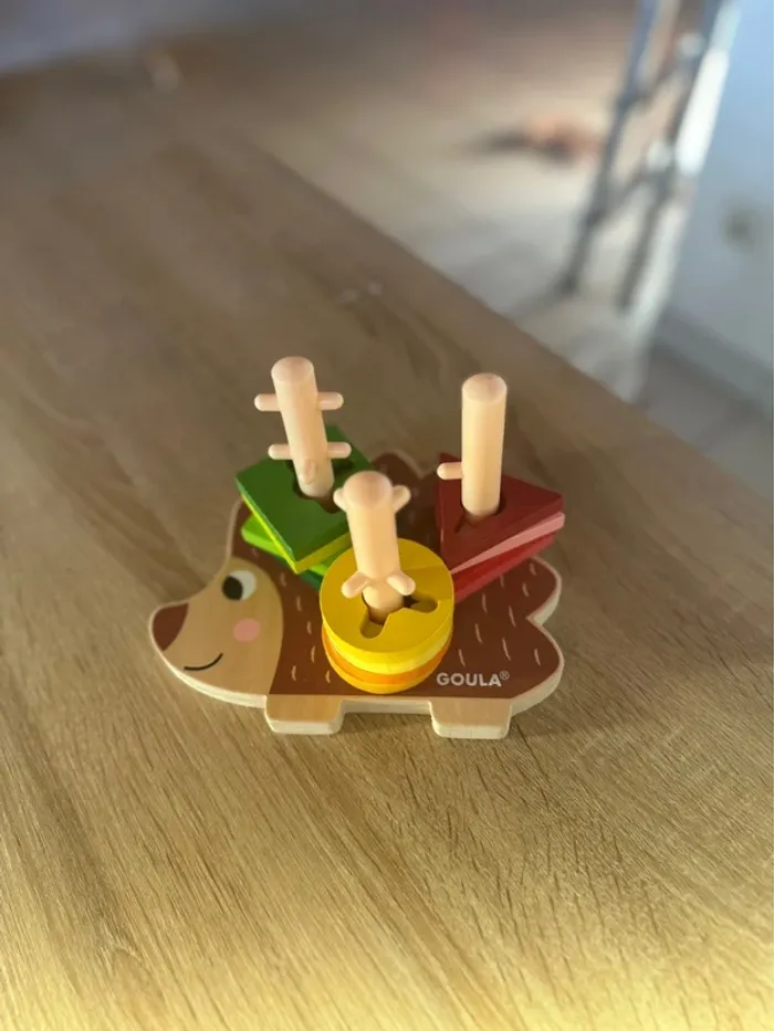Jeu en bois hérisson empilable Goula – très bon état - photo numéro 2