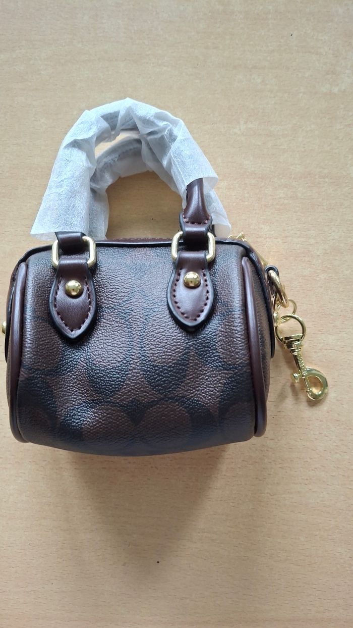 Mini sac à main Coach marron - photo numéro 2