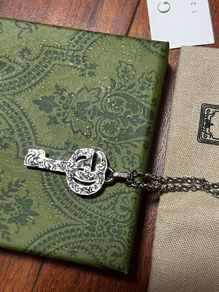 Collier Gucci en argent sterling (🔑) - photo numéro 6