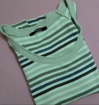 T-shirt maille rayé CAROLL taille 42 TBE