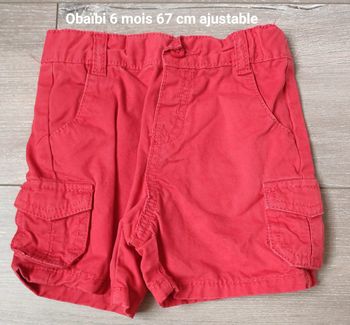 Short Obaïbi 6 mois