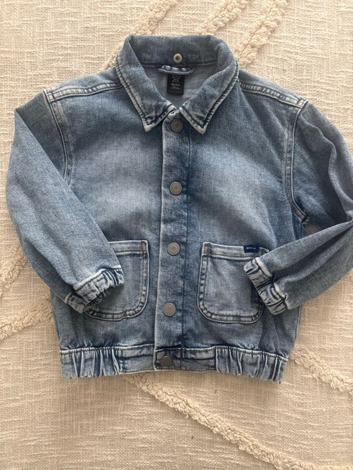 Veste en jean bleu clair 4/5 ans garçon - photo numéro 2