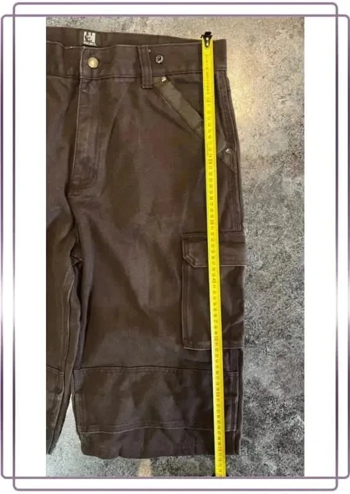 Short carpenter marron homme RK Holmes 36x32 Pantaloncini carpentiere uomo Zimmermannsshorts Herren - photo numéro 5
