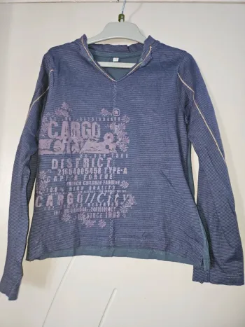 T-shirt ML fille Captain Tortue 8 ans