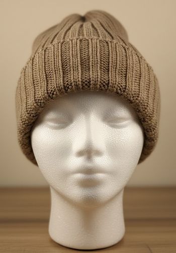 Bonnet Côtelé CHAUD & Tendance | Unisexe | Couleur Naturelle - Indispensable !