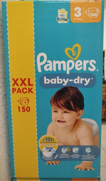 Pampers Baby Dry T3 150 Couches 6-10kgs