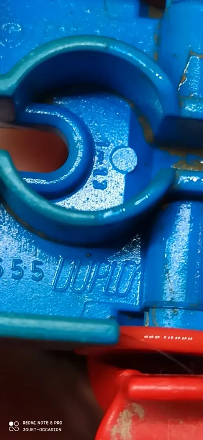 Homme avec cotte de travail bleue lego duplo - photo numéro 6