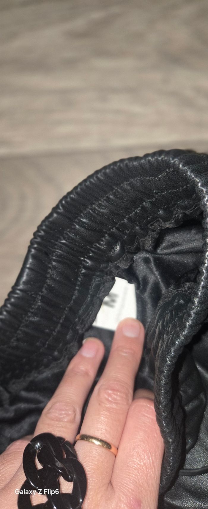 Pantallon simili cuir - photo numéro 3