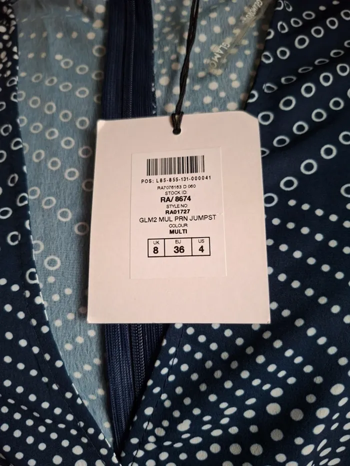 Combi-pantalon bohème- fluide et ultra féminine, Glamorous, neuf, taille 36 - photo numéro 5