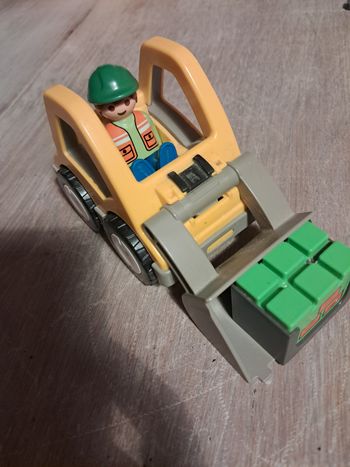 6775 chargeur et ouvrier Playmobil 1.2.3 