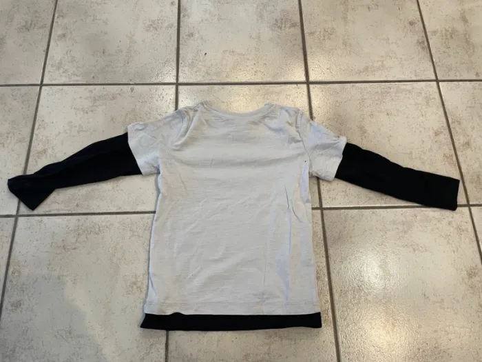 Teeshirt manches longues Dinosaure 110/116cm H&M - photo numéro 4