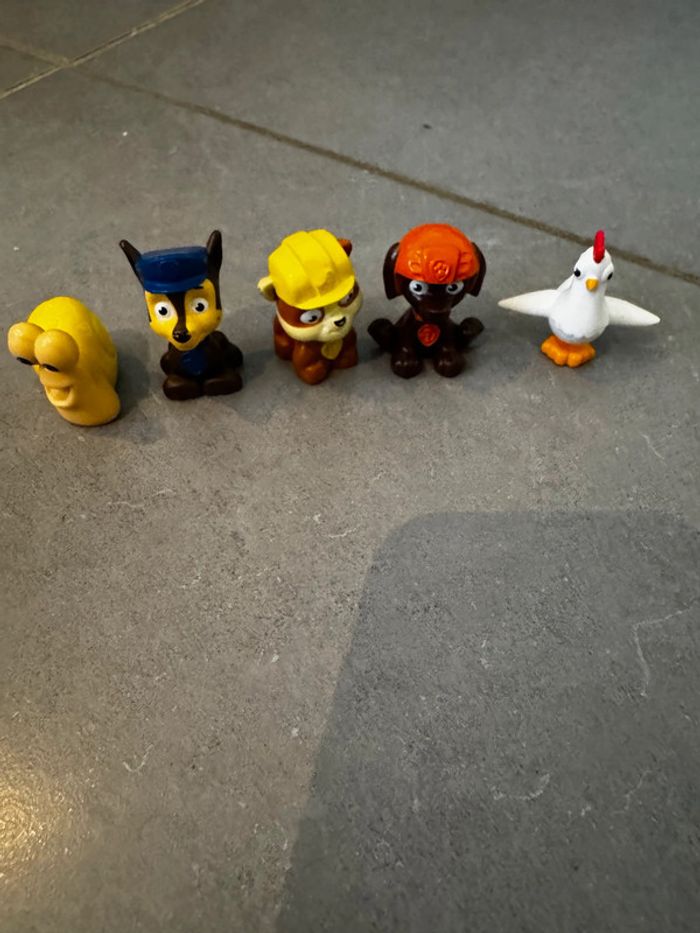 Lot de 5 personnages / Figurines - Paw Patrol / Pat patrouille