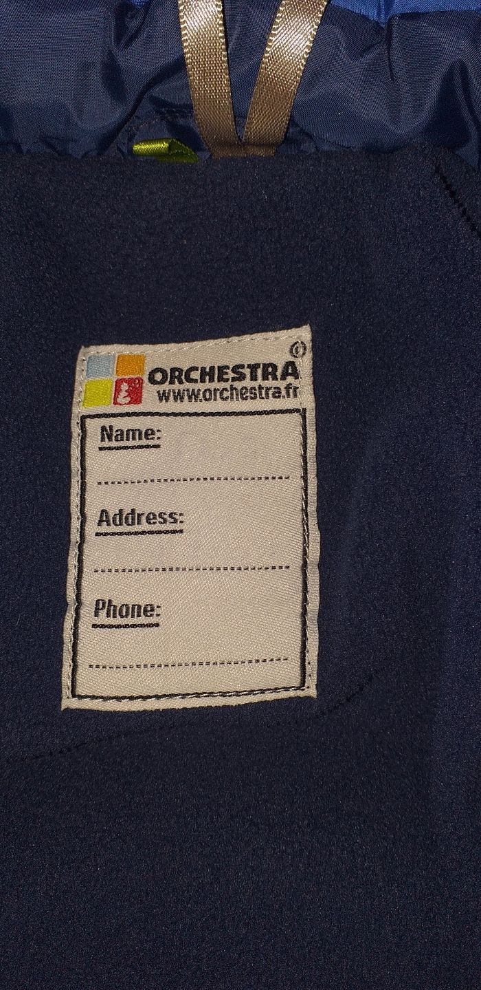 Veste enfant de 2 ans orchestra bleu marine - photo numéro 4