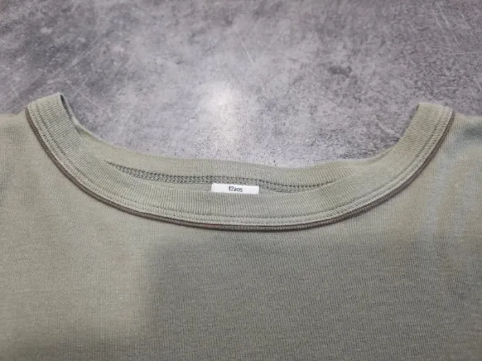 T-shirt à manches longues garçon - Taille 12 ans - Petit Bateau - Vert - photo numéro 10