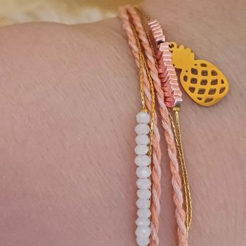 Bracelet ikita en acier inoxydable 32+ 5 cm