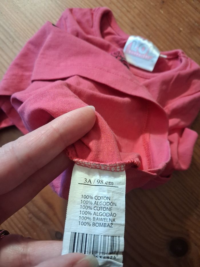 T.shirt fille - 3/4 ans - Différentes Marques - photo numéro 6