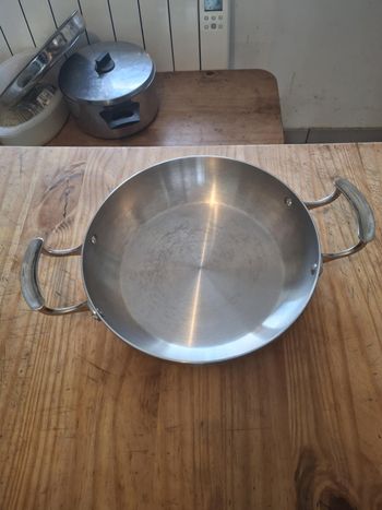 Poêle professionnelle en inox Vollrath Miramar 26cm tout feux dont induction