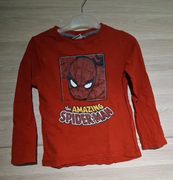 Tee-shirt manches longues spiderman taille 6 ans marvel