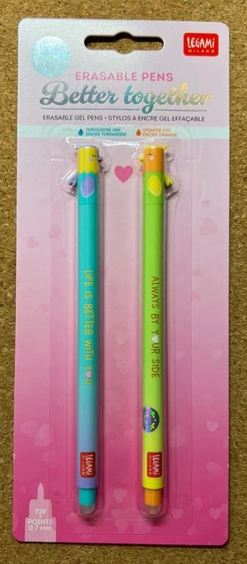 Stylos legami effaçable édition limitée saint Valentin