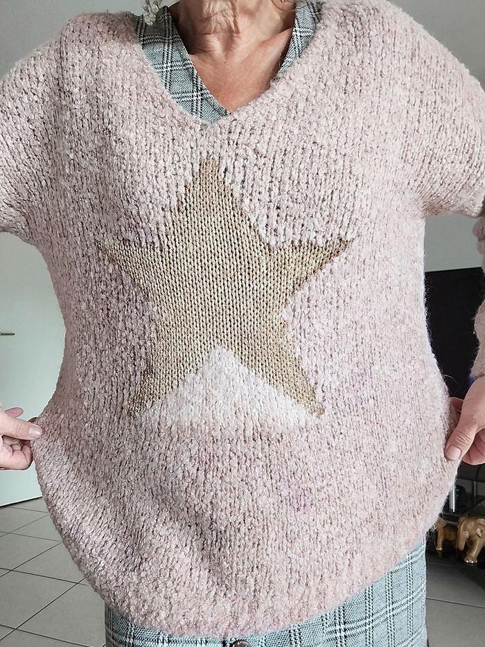 Pull laine ( grande taille) MARGUERITTA - photo numéro 3