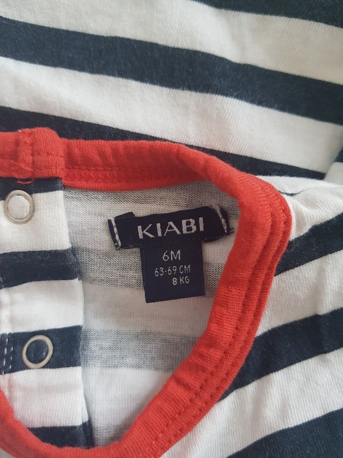 Kiabi - Combi-short / grenouillère / pyjama une pièce / dors bien - Marinière - photo numéro 3