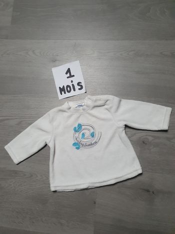 Pull 1mois garçon 56cm