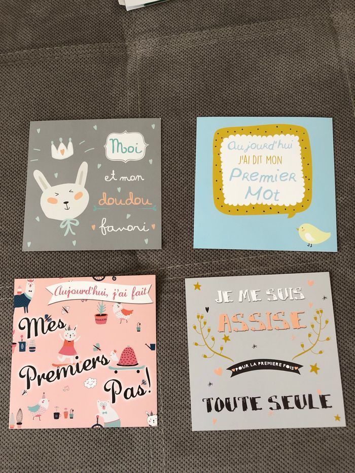 Coffret ( cartes étapes et stickers étapes )  - la première année - photo numéro 8