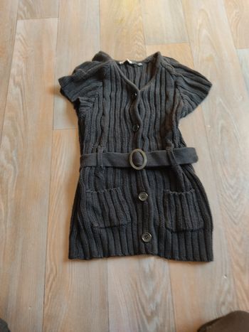 Gilet manches courtes fille 10 ans